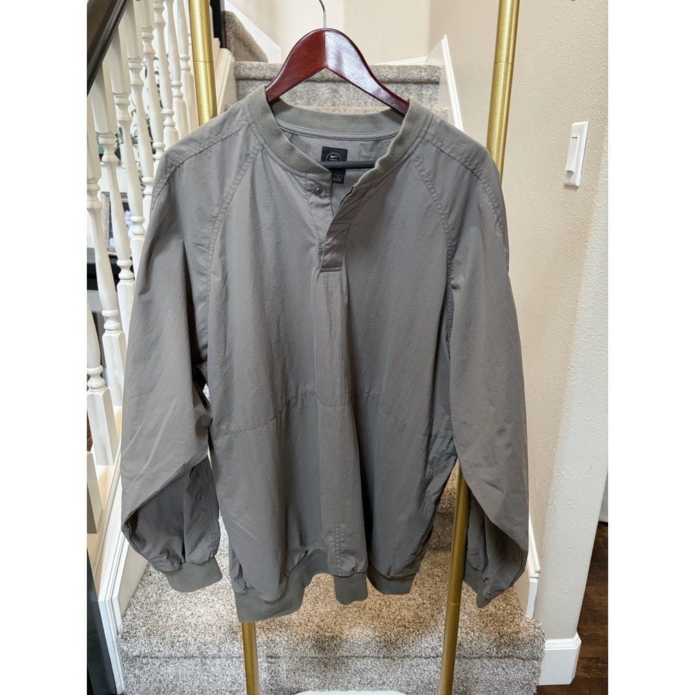 Y2k Nike Golf Jacket Mens Banded Pockets Windbreaker Pullover 90s Quarter Snap L